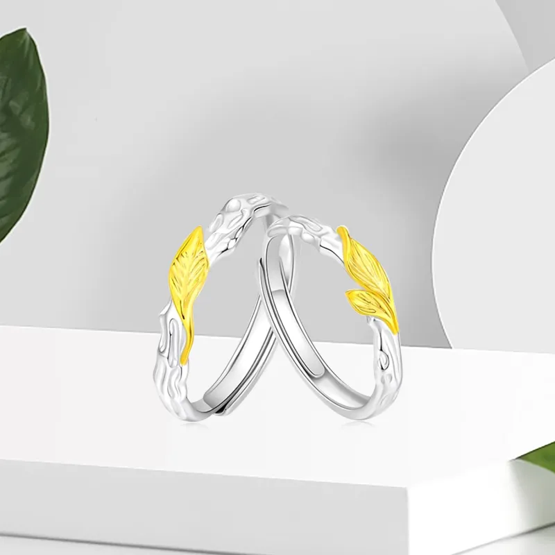 OSSINMI S 999 Fine Silver Rings Unisex-3