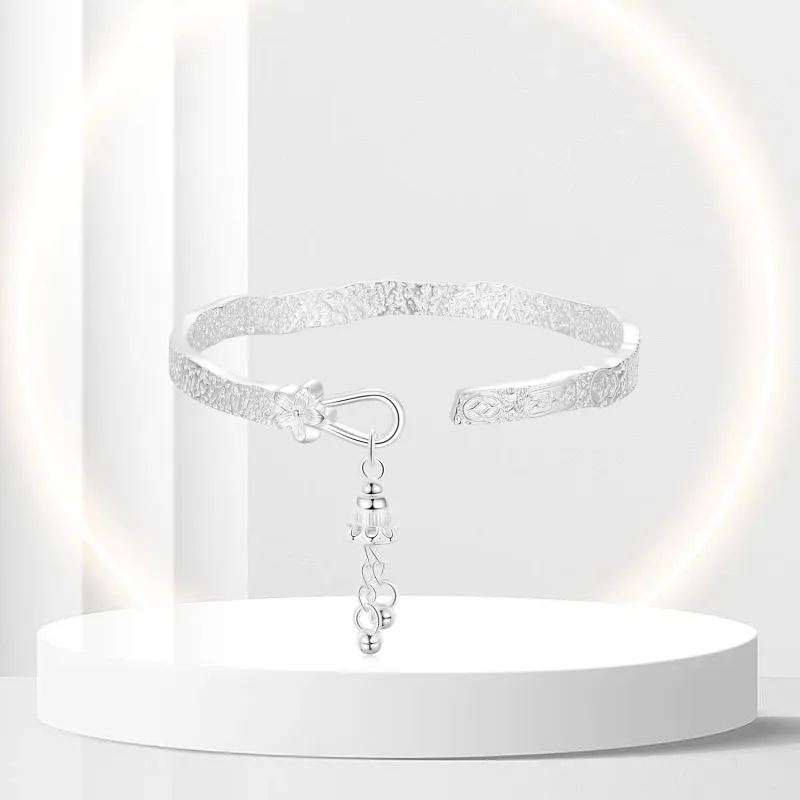 OSSINMI 999 Fine Silver Bangles Women's-3