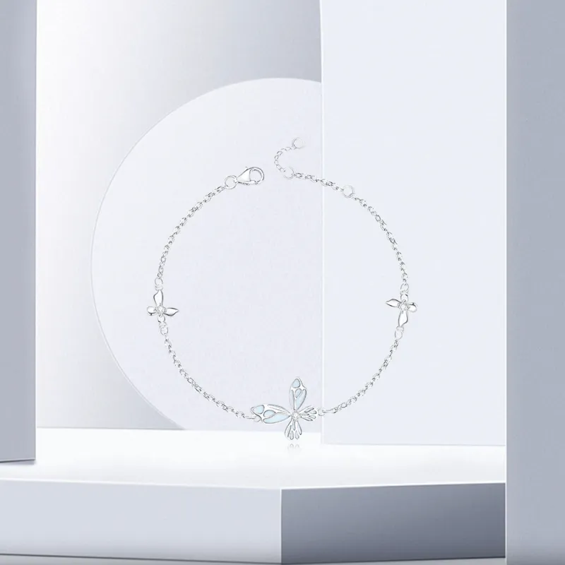 OSSINMI S925 Silver Bracelets Women's-5