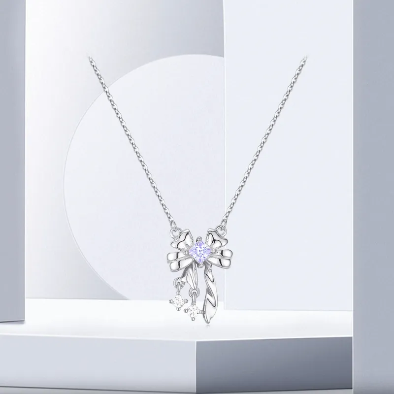 OSSINMI S925 Silver Necklaces Women's-2