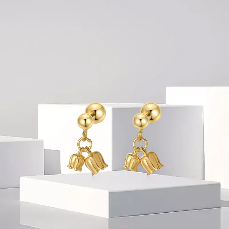OSSINMI S925 Silver Earrings Women's-3