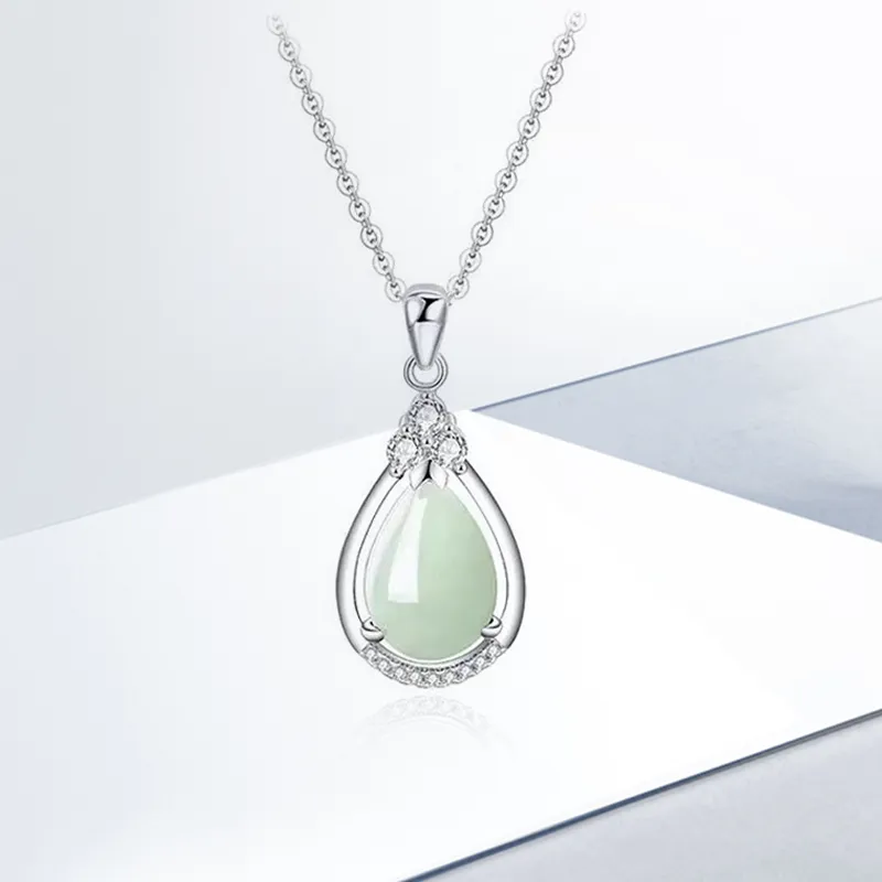 GIFU Serpentine Jade Necklaces Women's-2