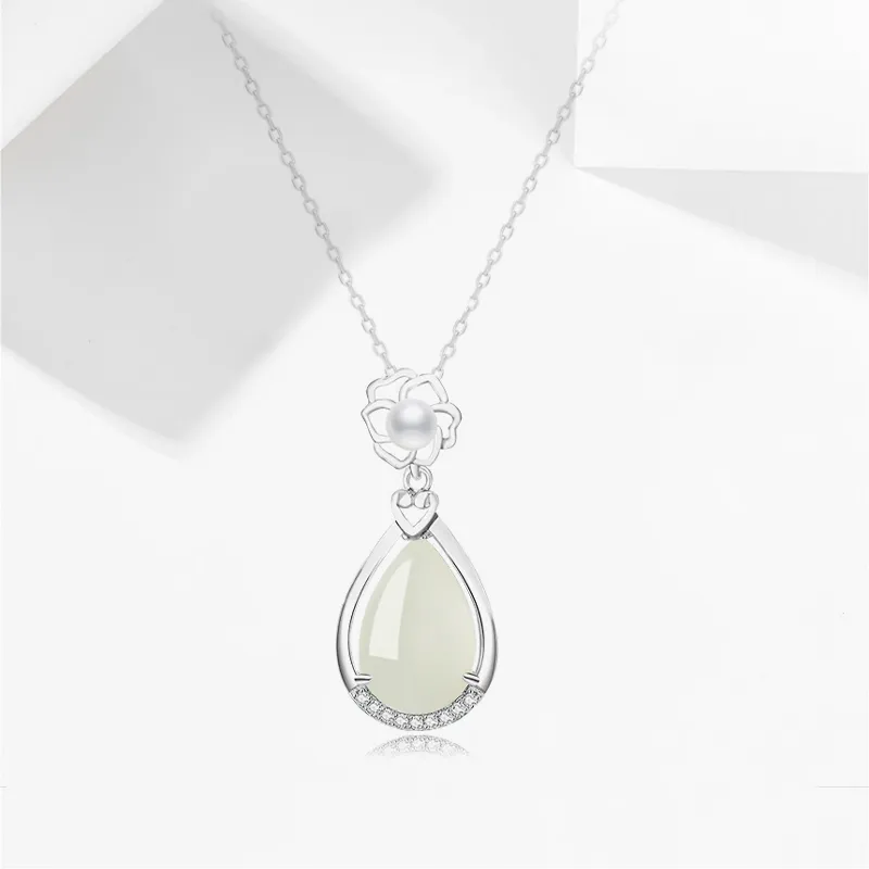 GIFU Serpentine Jade Necklaces Women's-2