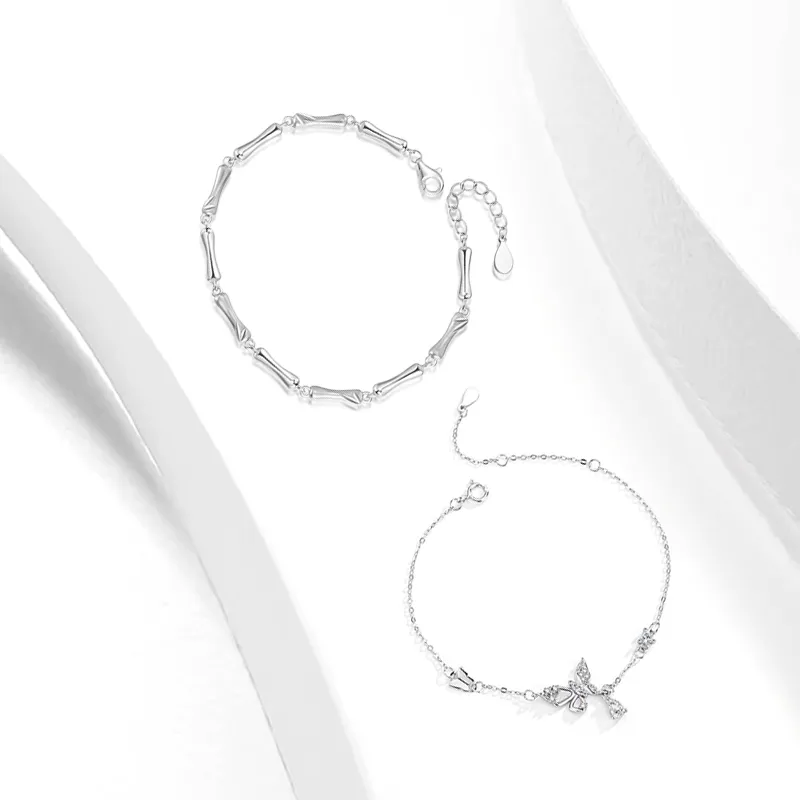 Muyan S999 Fine Silver Bracelets Unisex-1