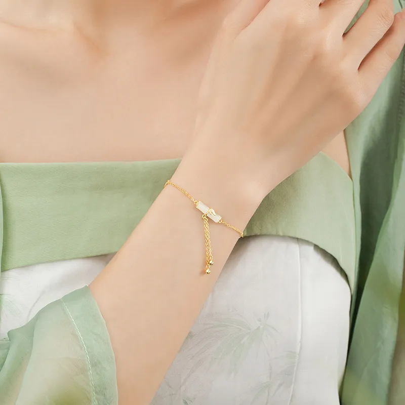 GIFU Chalcedony Jade Bracelets Women's-3