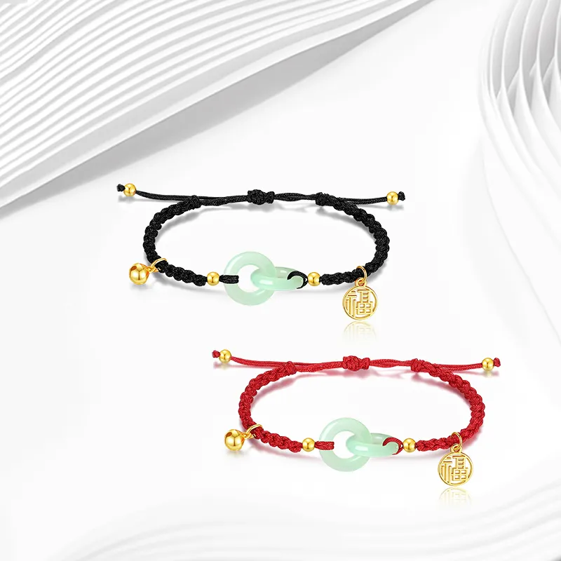 Muyan Alloy Bound Blessing Bracelet Unisex-4