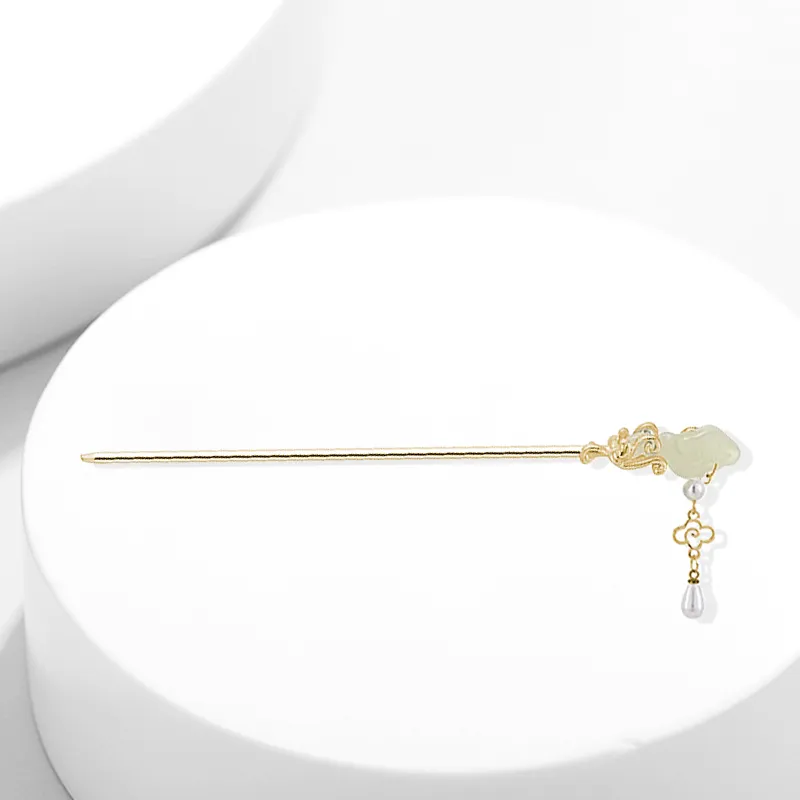 Muyan Auspicious Clouds Ruyi Hairpin Women's-2
