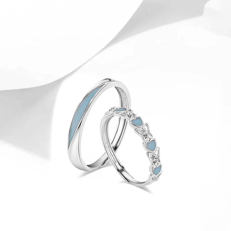 Muyan S999 Fine Silver Rings Unisex-1