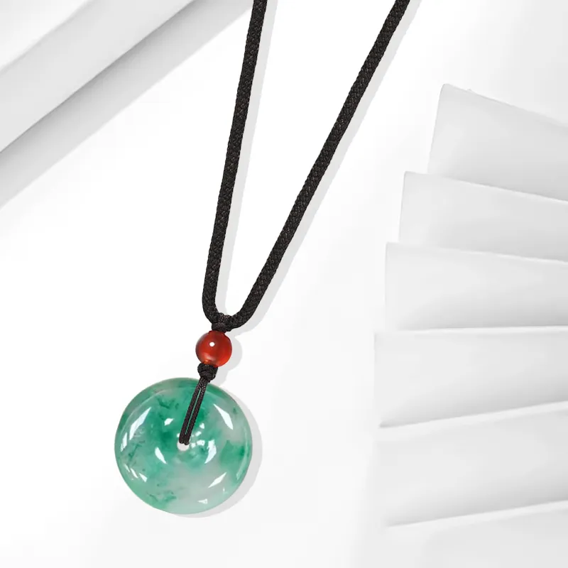 Muyan African Emerald Necklaces Women's-1