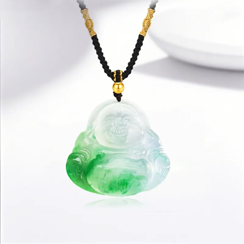 GIFU African Emerald Jade Necklaces Women's-2