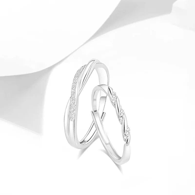 Muyan Alloy/Fabric Rings Unisex-2