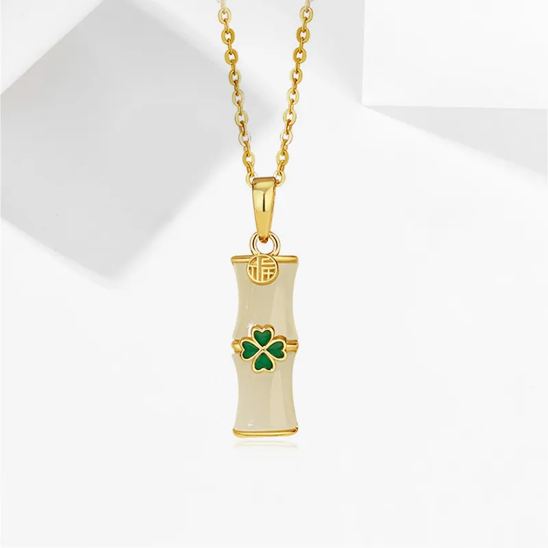 GIFU Serpentine Jade Necklaces Women's-2