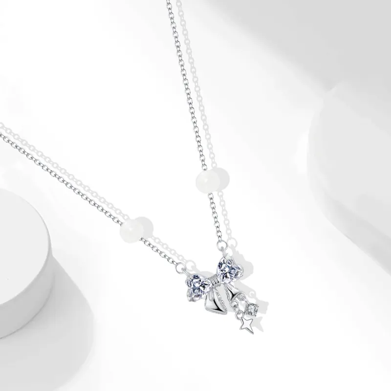Muyan White Jade Bodhi Necklaces Women's-1