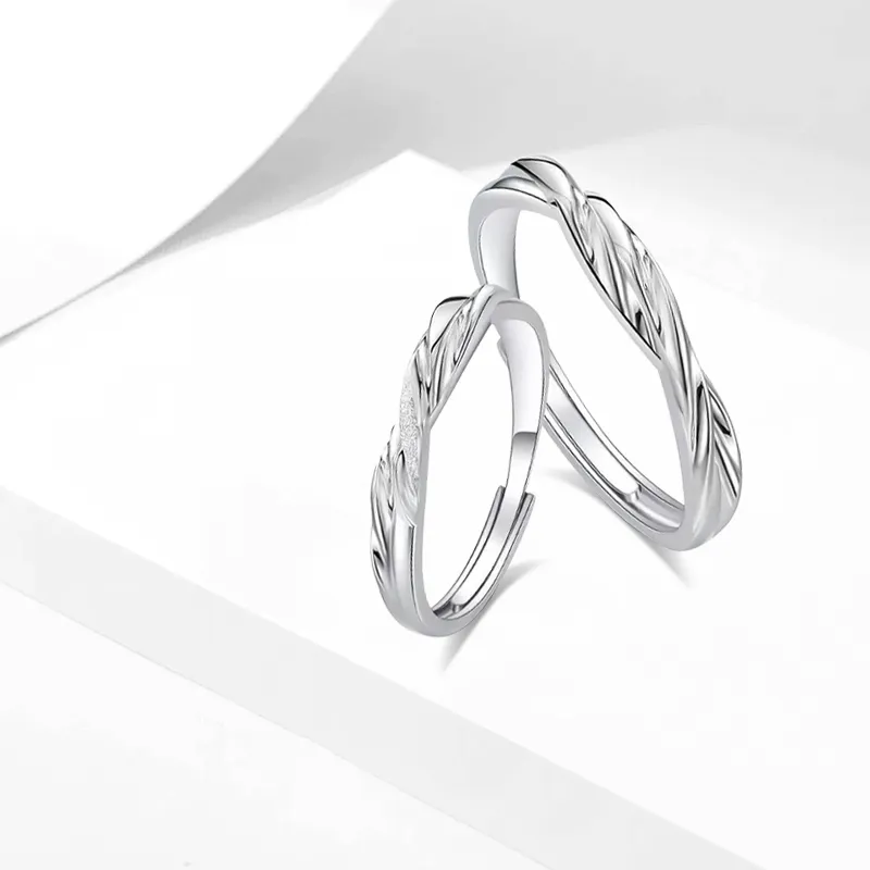 Muyan S999 Fine Silver Rings Unisex-1