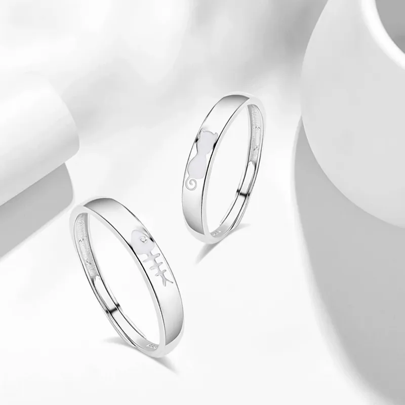 Muyan S999 Fine Silver Rings Unisex-1