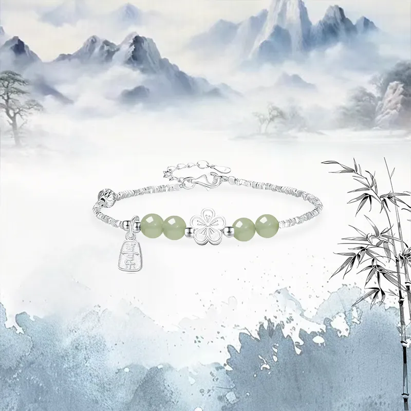 GIFU S999 Fine Silver Pure Silver Bracelets Women's-1