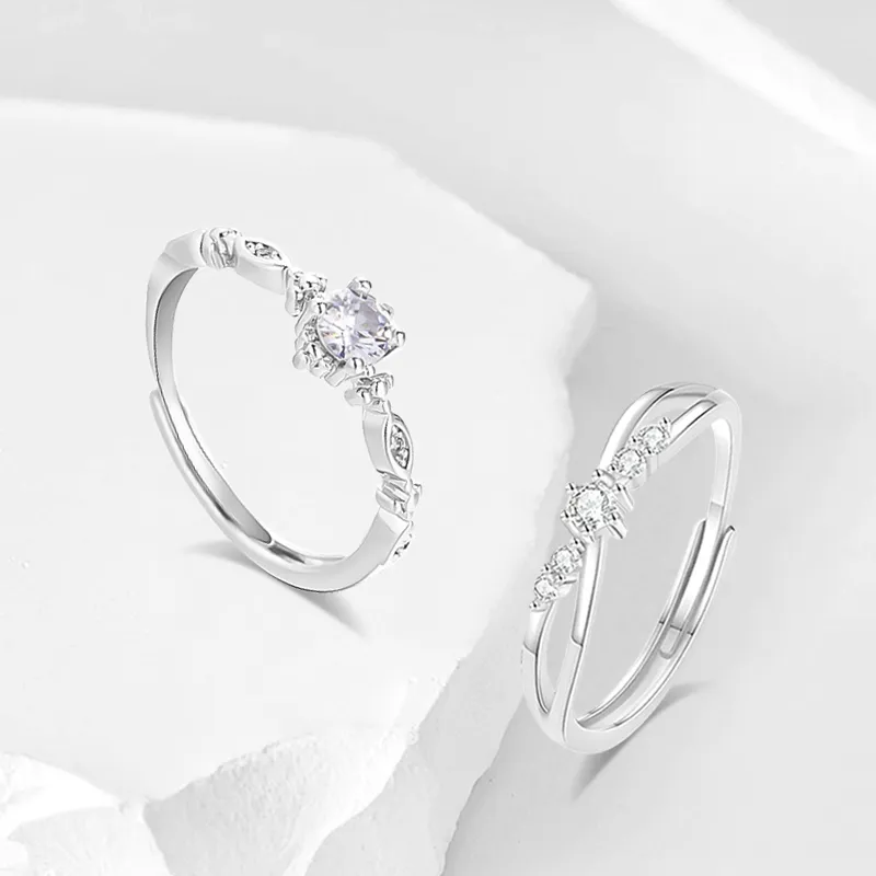 Muyan S999 Fine Silver Rings Women's-1