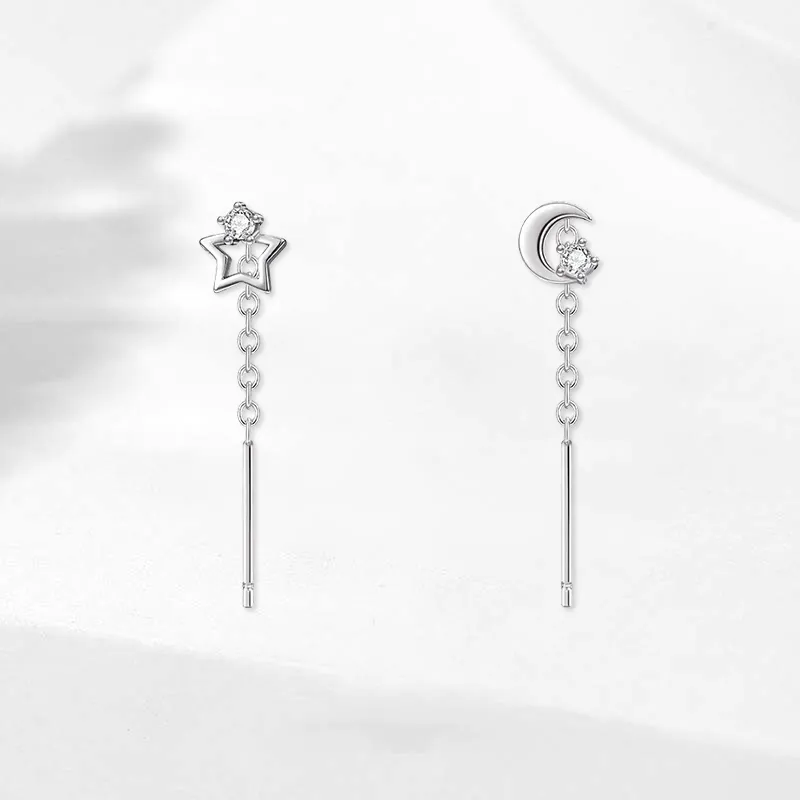 GIFU S999 Fine Silver Drop Earrings Women's-2