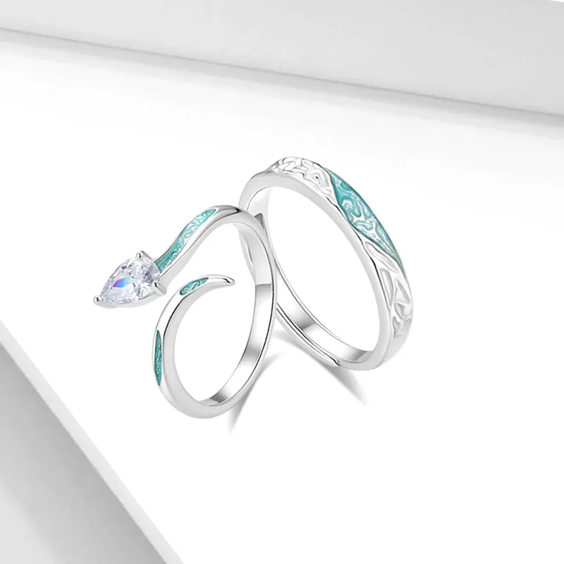 Muyan Alloy Rings Unisex Silver-1