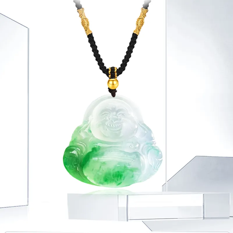 GIFU African Emerald Jade Necklaces Women's-1