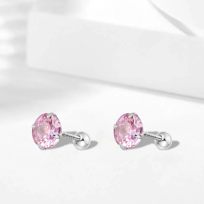 GIFU S999 Fine Silver Stud Earrings Women's-1