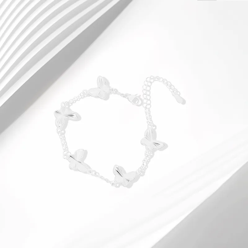 Muyan Alloy Laser Butterfly Bracelet Women's-1