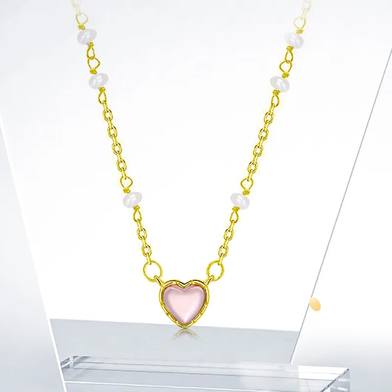 GIFU Colored Glaze Jade Necklaces Women's-1