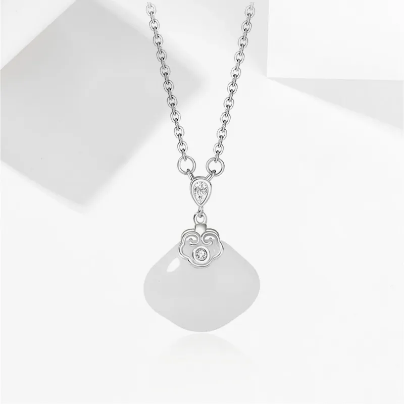 GIFU Serpentine Jade Necklaces Women's-3