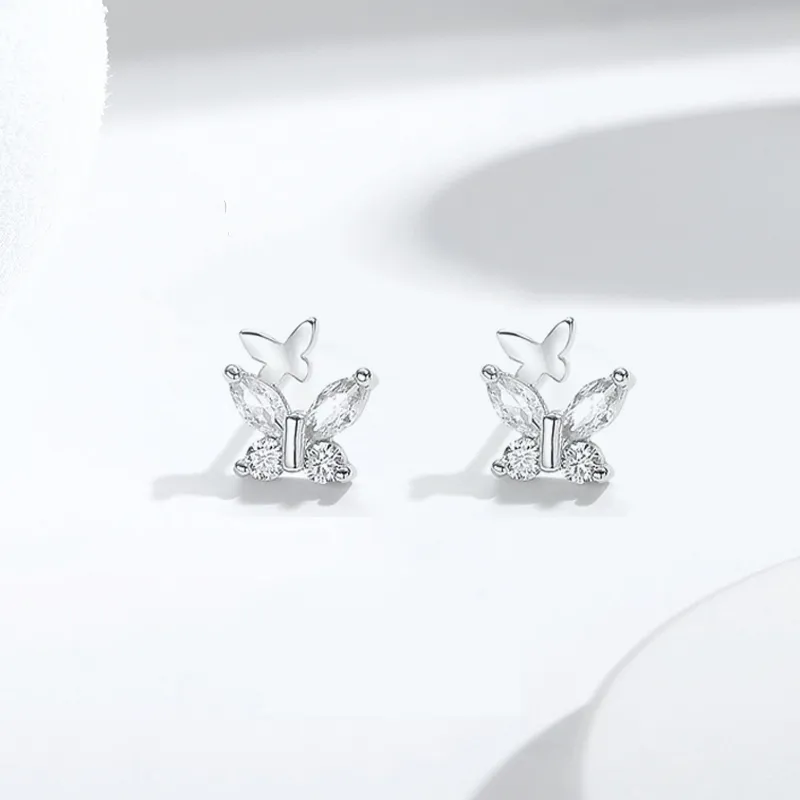 GIFU Sterling Silver Stud Earrings Unisex-1