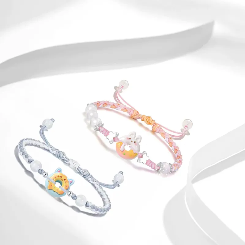 Muyan Alloy Bunny Cat Bracelet Unisex-3