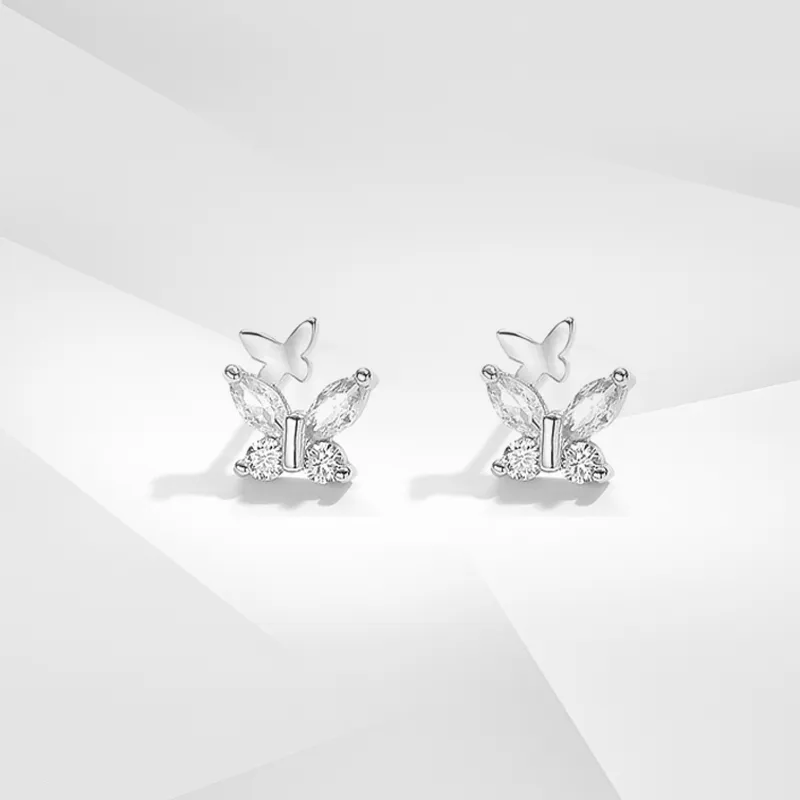 GIFU Sterling Silver Stud Earrings Unisex-2