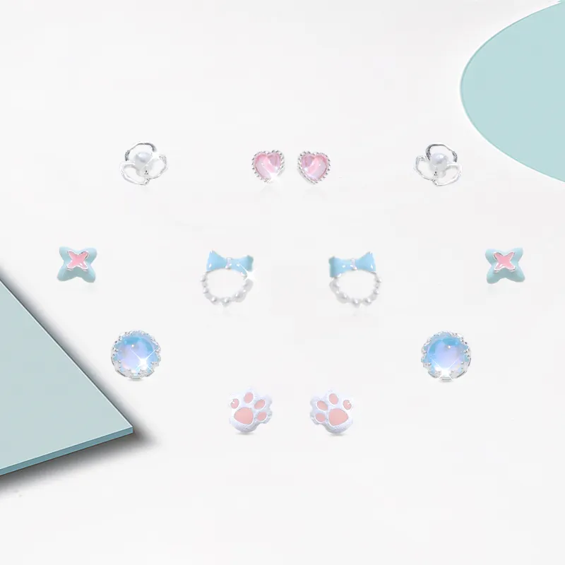 GIFU Alloy Stud Earrings Women's-2