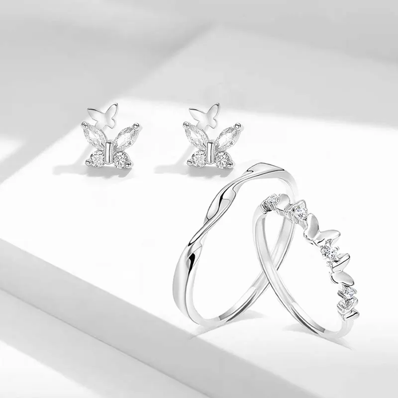 GIFU S999 Fine Silver Stud Earrings Unisex-1