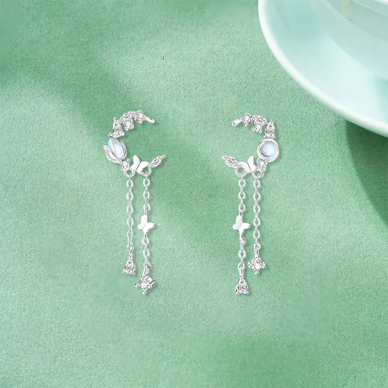 GIFU S925 Silver Earrings Women's-1