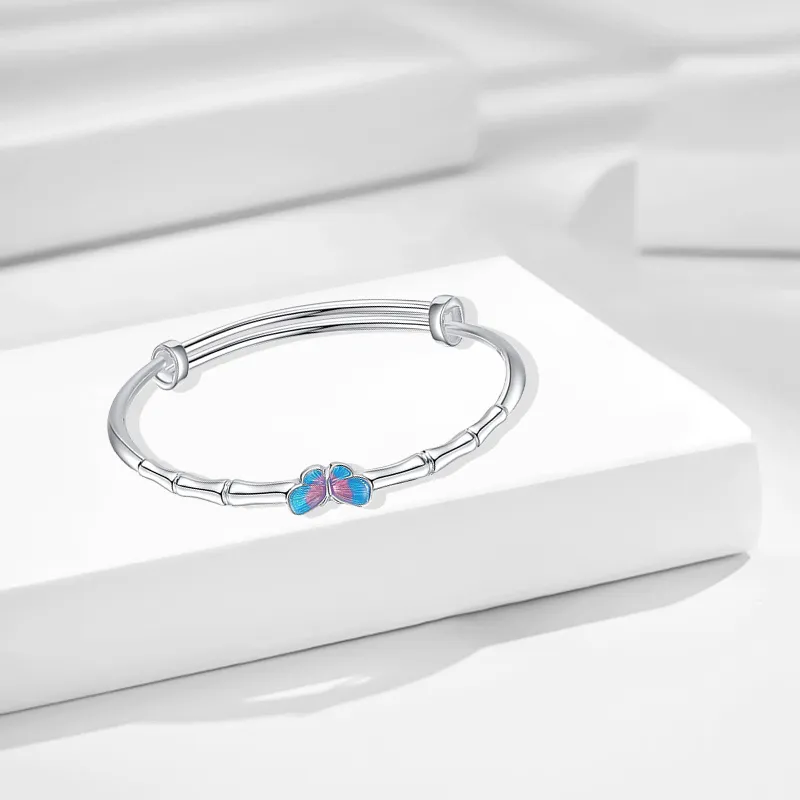 Muyan S 999 Fine Silver Bangles Women's-2
