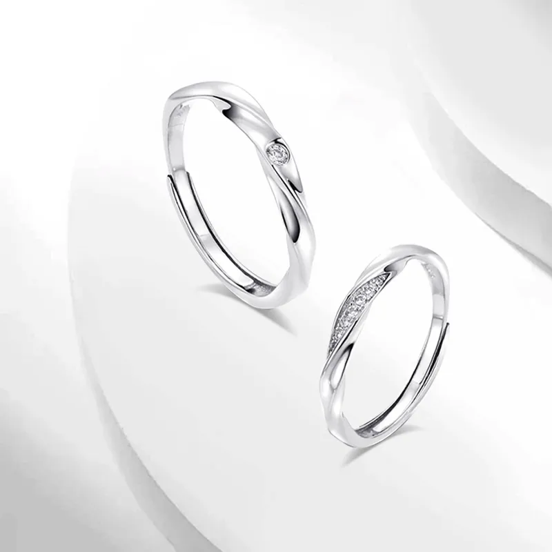 Muyan S999 Fine Silver Rings Unisex-1