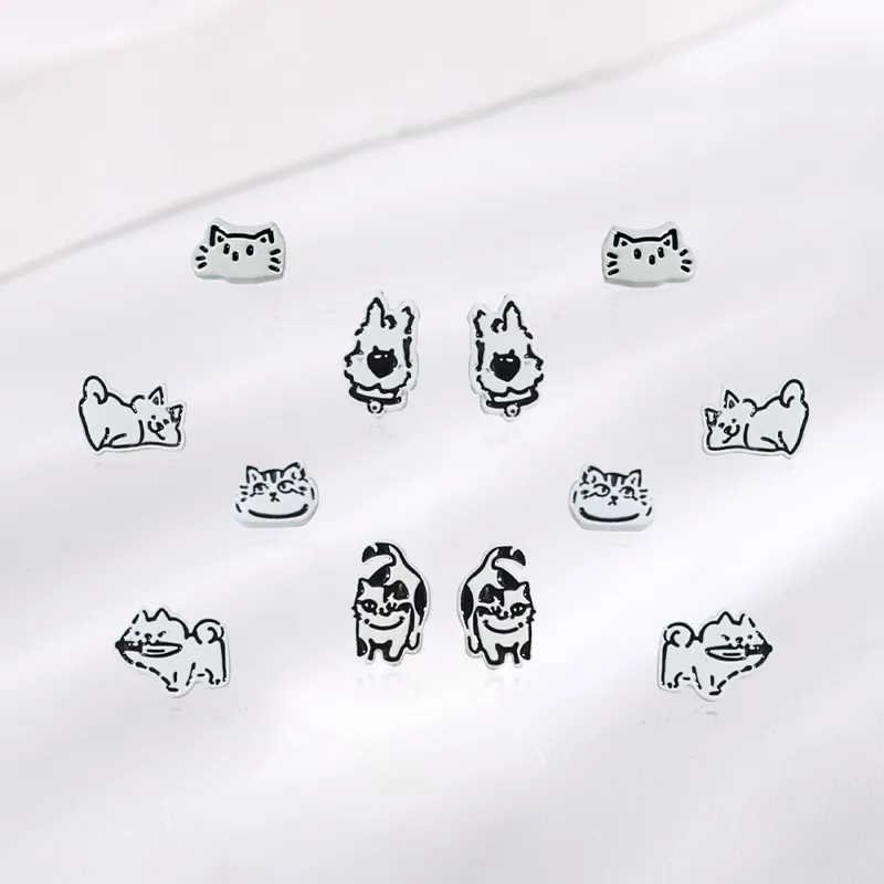 GIFU Alloy Stud Earrings Women's-3