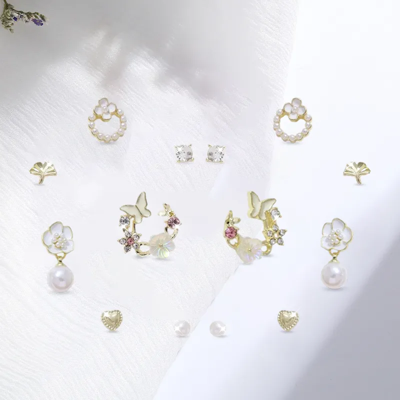 GIFU Alloy Stud Earrings Women's-2