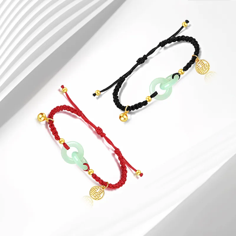 Muyan Alloy Bound Blessing Bracelet Unisex-3