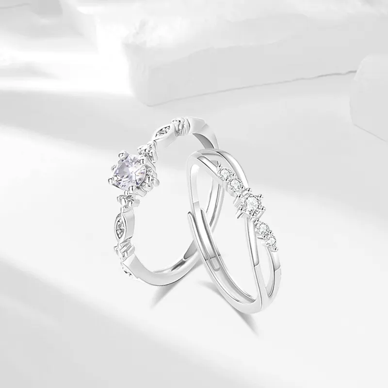 Muyan S999 Fine Silver Rings Women's-2