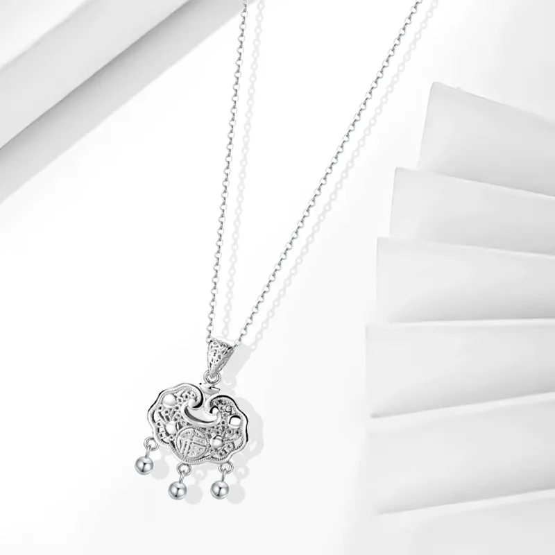 Muyan S999 Fine Silver Necklaces Women's-1