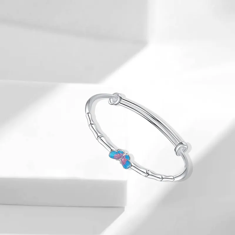 Muyan S 999 Fine Silver Bangles Women's-1