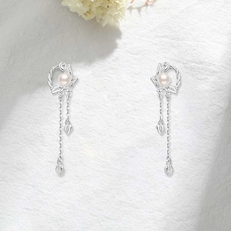 GIFU S999 Fine Silver Earrings Women's-3