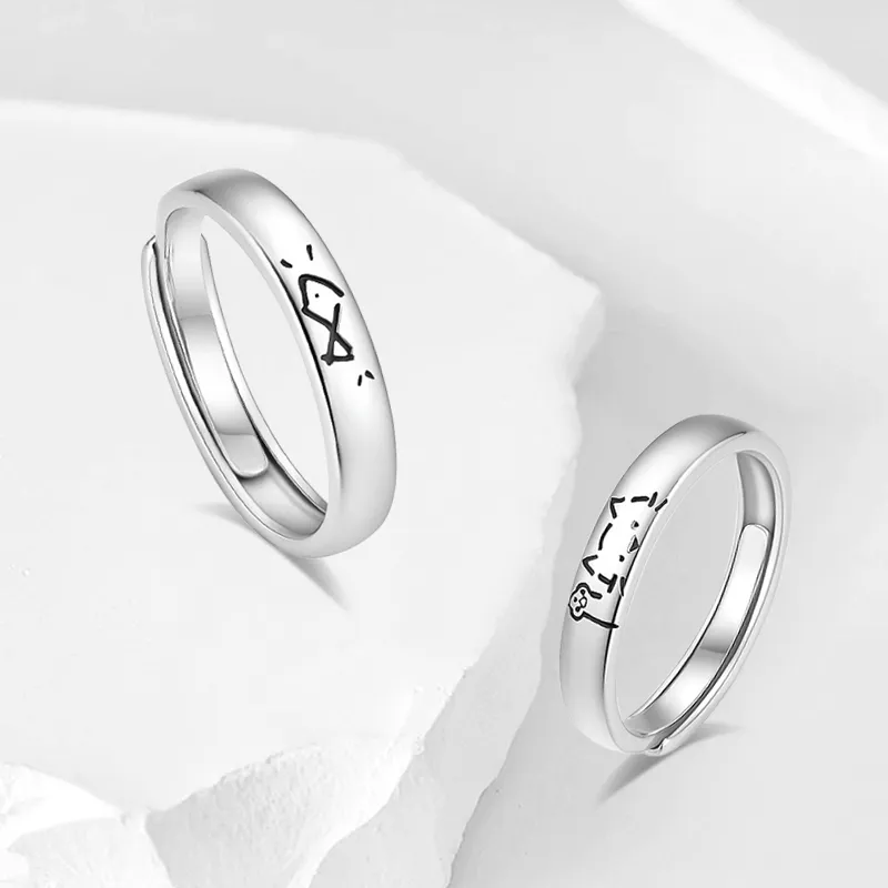 Muyan S999 Fine Silver Rings Unisex-3