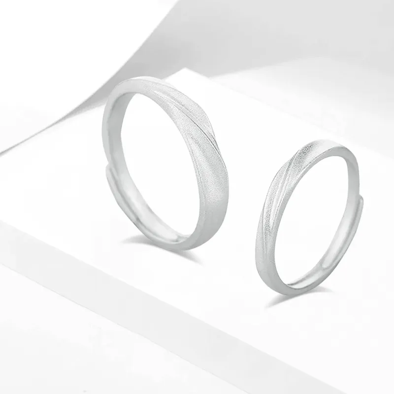 Muyan S999 Fine Silver Rings Unisex-1