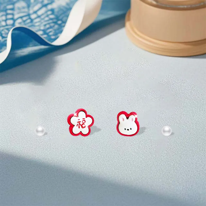 GIFU Resin Stud Earrings Women's-1