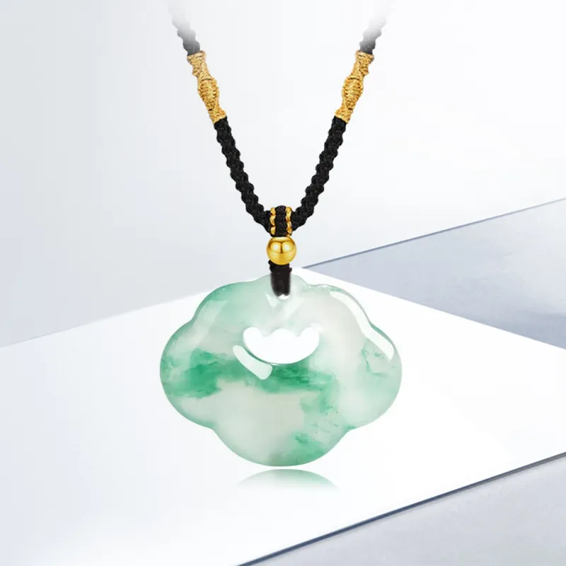 GIFU African Emerald Jade Necklaces Women's-3