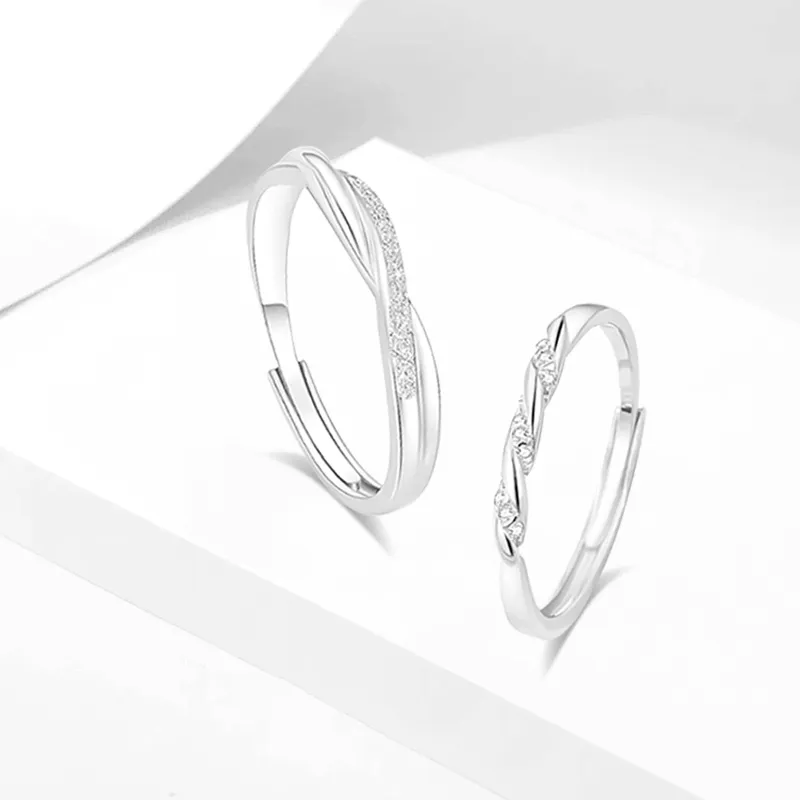 Muyan Alloy/Fabric Rings Unisex-1