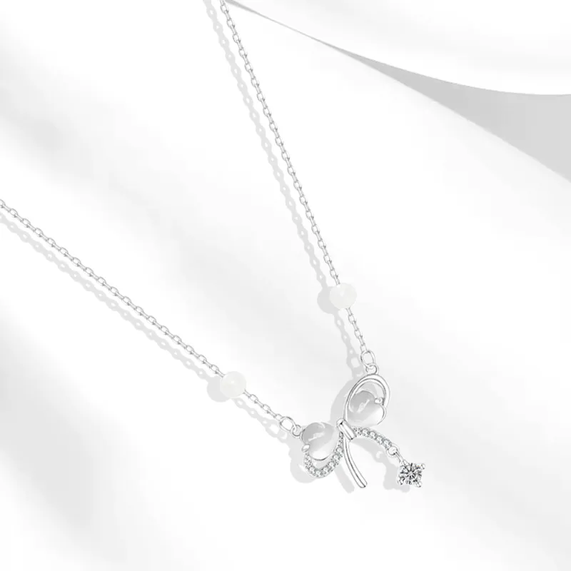 Muyan White Jade Bodhi Necklaces Women's-1