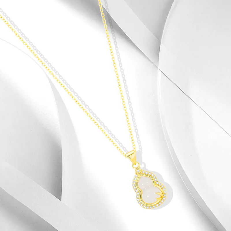 Muyan Colored Glaze Necklaces Women's-1
